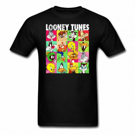 Spreadshirt Looney Tunes Characters Mashup Men’s T-Shirt