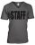 Staff Black Text Design Costume Funny Gag Gift Humor Joke Mens V-neck T-shirt