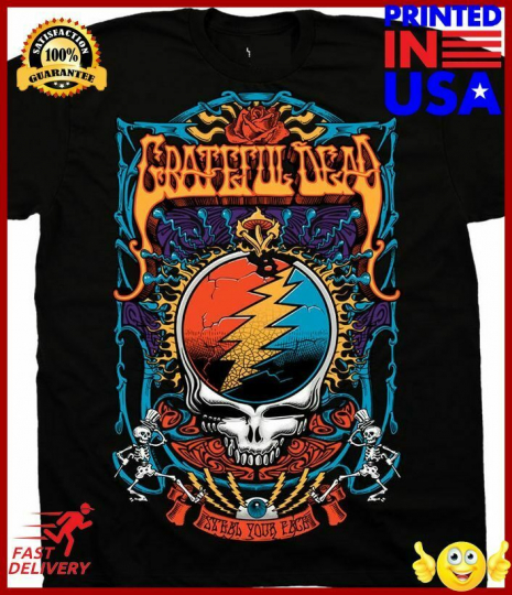Steal Your Trippy Black T Shirt Awesome Grateful Dead T Shirt