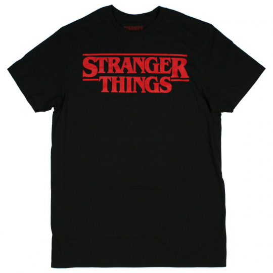 Stranger Things Mens' Series Logo Adult T-Shirt