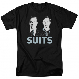 Suits TV Show HARVEY & MIKE Faces Licensed Adult T-Shirt All Sizes