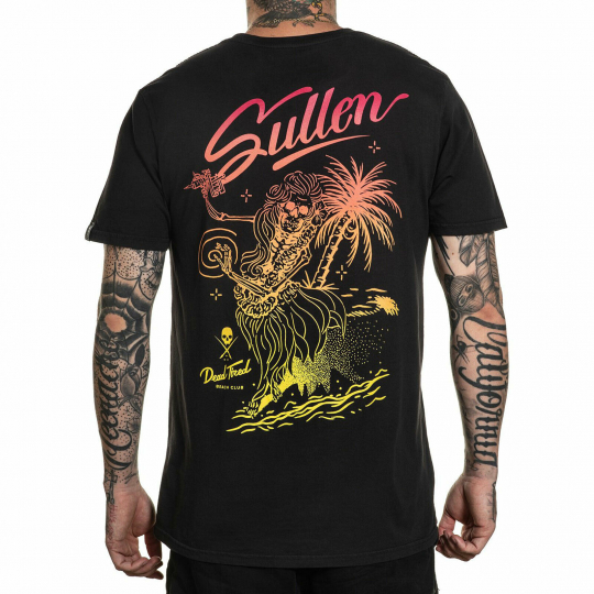 Sullen Men's Dead Tired Premium Short Sleeve T Shirt Black Clothing Apparel R...