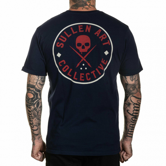 Sullen Men's Ever 4th Patriot Premium Short Sleeve T Shirt Navy Blue Clothing...