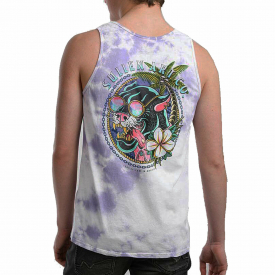 Sullen Men’s Party Prowler Panther Sleeveless Tank Top Shirt Aster Purple Cry…