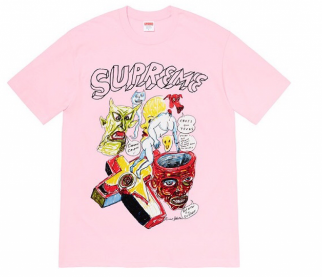 Supreme Daniel Johnston Tee Light Pink T-Shirt SS20T7