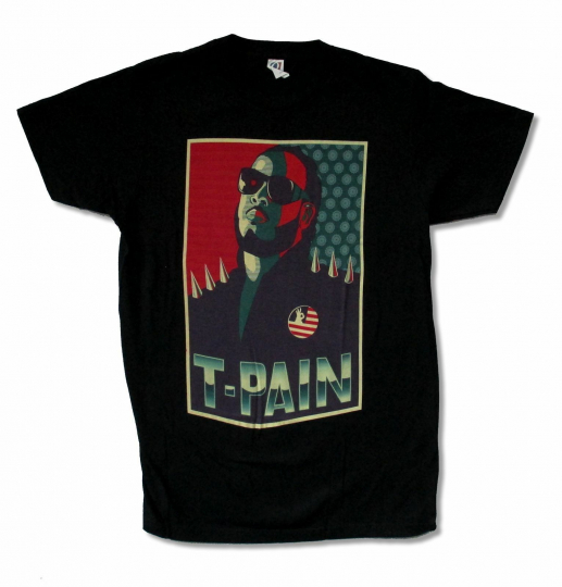 T Pain Campaign Black T Shirt New Official Rap Band Music