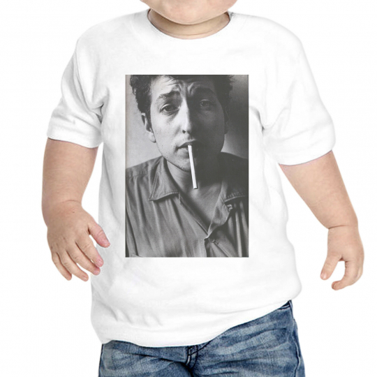 T-Shirt Newborn Bob Dylan Singer Old Style