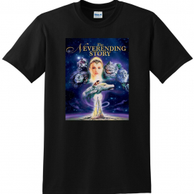 THE NEVERENDING STORY T SHIRT 4k bluray cover poster tee SMALL MEDIUM LARGE XL
