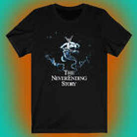 The NeverEnding Story Movie Logo Men’s Black T-shirt Size S to 5XL