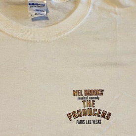 The Producers official T-shirt Paris Las Vegas run of Mel Brooks’ musical (new)