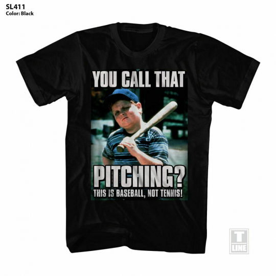 The Sandlot Call That Pitching? Black Adult T-Shirt