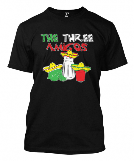 The Three Amigos - Cinco De Mayo Salt Lime Sombrero Men's T-shirt