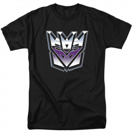 The Transformers Decepticon Logo 80’s Cartoon Officially Licensed Adult T-Shirt