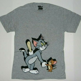 Tom and Jerry Cartoon Hand Shake T-Shirt New
