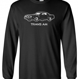 Trans Am LONG SLEEVE T-shirt – Classic Muscle Car Pontiac Smokey and the Bandit