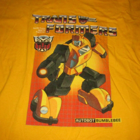 Transformers Autobot Bumblebee T Shirt Sz 5XL Cartoon Movie Film Hasbro Toys