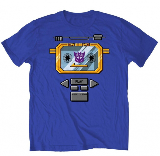 Transformers Decepticon Soundwave Costume Chest Licensed Adult T Shirt