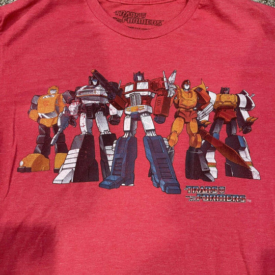 Transformers Mens Large T-Shirt - Autobot Decepticon Vintage Retro Classic