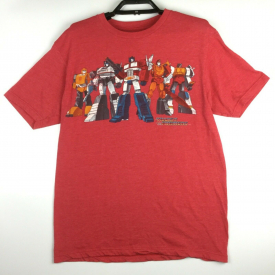 Transformers T Shirt Optimus Prime Red Hasbro Official Men’s Medium