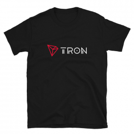Tron Logo T-shirt TRX Cryptocurrency Crypto Trader Gift Tee