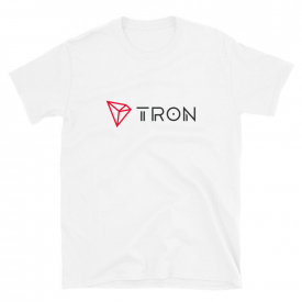 Tron Logo T-shirt TRX Cryptocurrency Trading Crypto Trader Gift Tee Blockchain