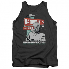 Twilight Zone TV Show KANAMIT’S DINER Serving Man Tank Top All Sizes