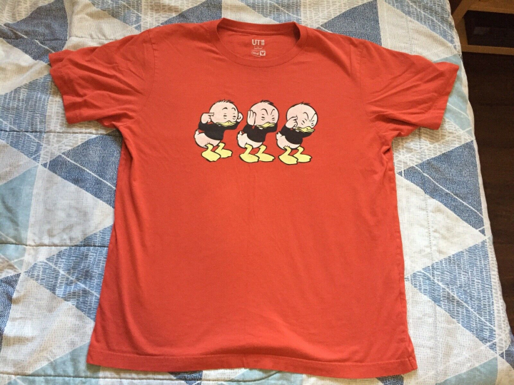 Uniqlo Disney Huey, Dewey and Louie Duck Tales Shirt Mens