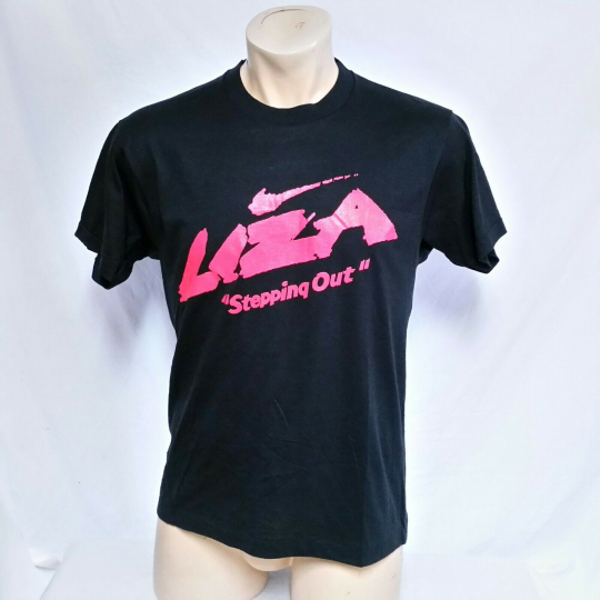 VTG 80s Liza Minnelli Stepping Out T Shirt Tour Concert Disco Tee Dance Large