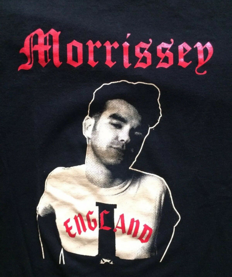VTG 90’s Morrissey “England” Band Shirt, Black, Unisex, Men’s Extra Large