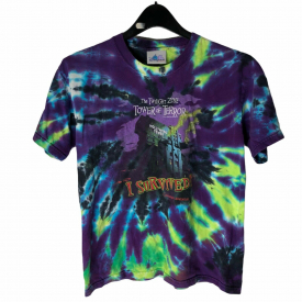 VTG Disney I Survived Twilight Zone Tower of Terror Tie Dye T-Shirt Size Small