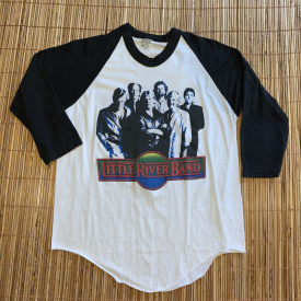 Vintage 1984 Little River Band World Tour Medium/Large T-Shirt 50/50 Made In USA