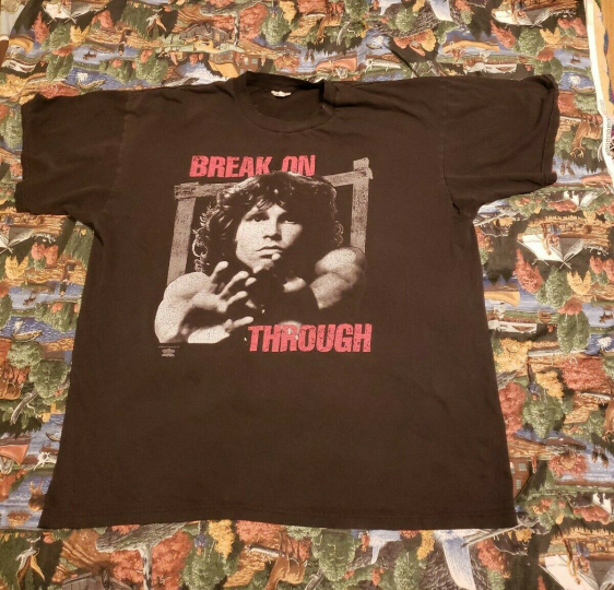 Vintage 1993 The Doors Break On Through Winterland Rock Band T-Shirt XL