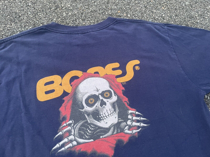 Vintage 1994 Bones Skateboard Powell Peralta Long Sleeve Shirt Blind Hook Ups