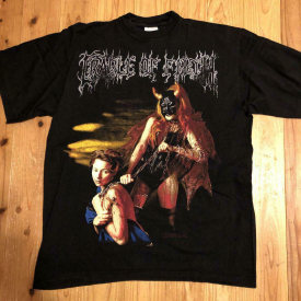 Vintage 1997 Rarity Cradle Of Filth A T-Shirt Size XL Black Good Condition rare