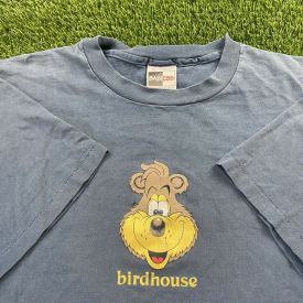 Vintage 90s Paul Zitzer Birdouse Skateboards Bear T Shirt Rare Hook Ups World