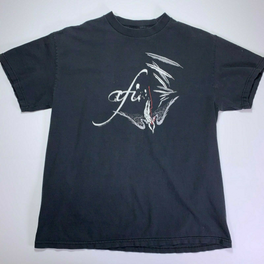 Vintage AFI A Fire Inside Band T Shirt Black Authentic Medium Bird