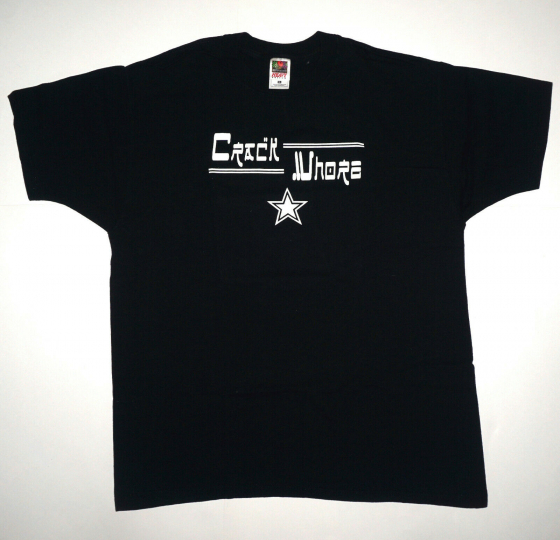Vintage Acumen Nation DJ Acucrack - Crack Whore Band T-Shirt Chicago Industrial