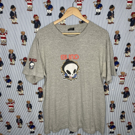 Vintage BLIND Reaper Logo 90s Mens T Shirt size L. skateboard skate 1990s Gray
