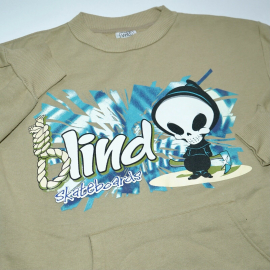 Vintage Blind Skateboards Crewneck Shirt world industries hook ups birdhouse