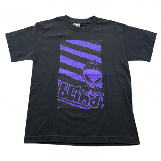 Vintage Blind Skateboards Reaper Tee Shirt Youth Large ~ Men’s Medium