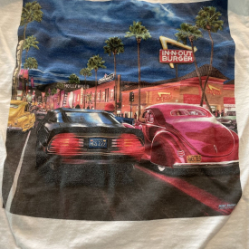 Vintage California In-N-Out Burger Smokey And The Bandit Trans Am Shirt Size S