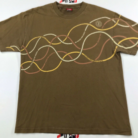 Vintage ELEMENT Skateboards T-Shirt Size M / L 2000’s Wind Water Fire Earth