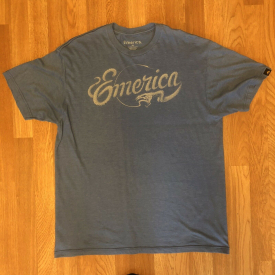 Vintage Emerica Blue T-Shirt Size XL Free Shipping