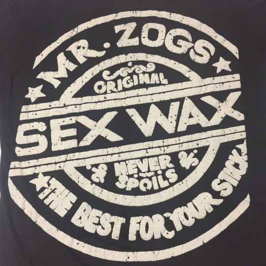 Vintage Mr. Zogs Sex Wax 2-Sided T-Shirt Surf Board Sunset Music Band Rock Skate