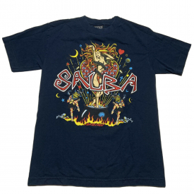 Vintage Santa Cruz Skateboards Salba Graphic T Shirt Size Small Double Sided