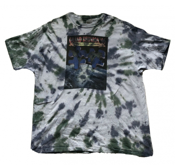 Vintage Single Stitch Grand Reunion 1994 Shirt World Tour Band Tee XXL Tie Dye