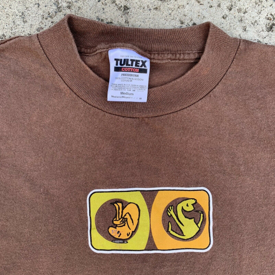Vintage Skate T Shirt CHANNEL ONE SKATEBOARDS 90s Tultex sz M Birdhouse Blind