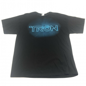 Vintage TRON Movie Promo T-shirt Disney Jeff Bridges Men’s XL Graphic EXC.!