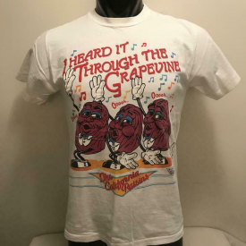 Vtg 1987 California Raisins I Heard It Through The Grapevine Shirt Made in USA