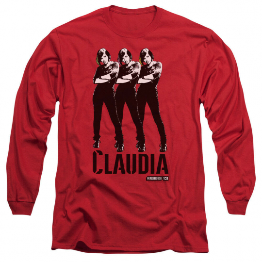Warehouse 13 TV Show CLAUDIA Picture Licensed Long Sleeve T-Shirt S-3XL